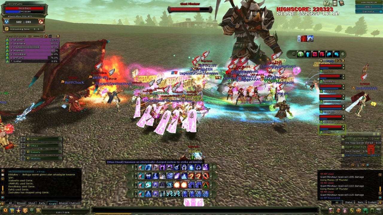 Zero — Giant Minotaur war